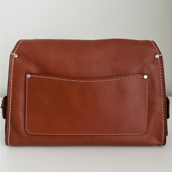 Coach Western Tabby Bag Silver/Burnished Amber Full Grain Leather Suede - Picture 3 of 10